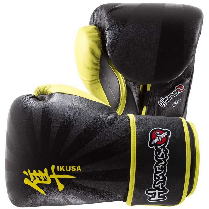 Перчатки боксерские Hayabusa Ikusa 16oz Black-Yellow